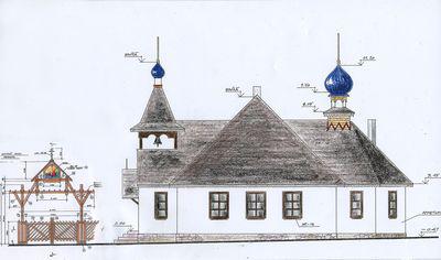 Baznīcas atjaunošanas projekts (arh. Ludmila Kļešņina, konstr. Arnis Asis)