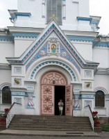 Портал главного входа Даугавпилсского Кафедрального Борисо-Глебского собора 