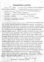 1934. gada 8. jūnija M. Kaļistratova noklaušināšanas protokols