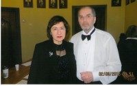 Ольга Москальонова с Леонидом Ленцем