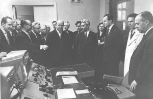 Визит правительства Латвии и президента АН СССР М. Келдыша на ядерный реактор